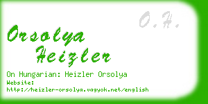 orsolya heizler business card